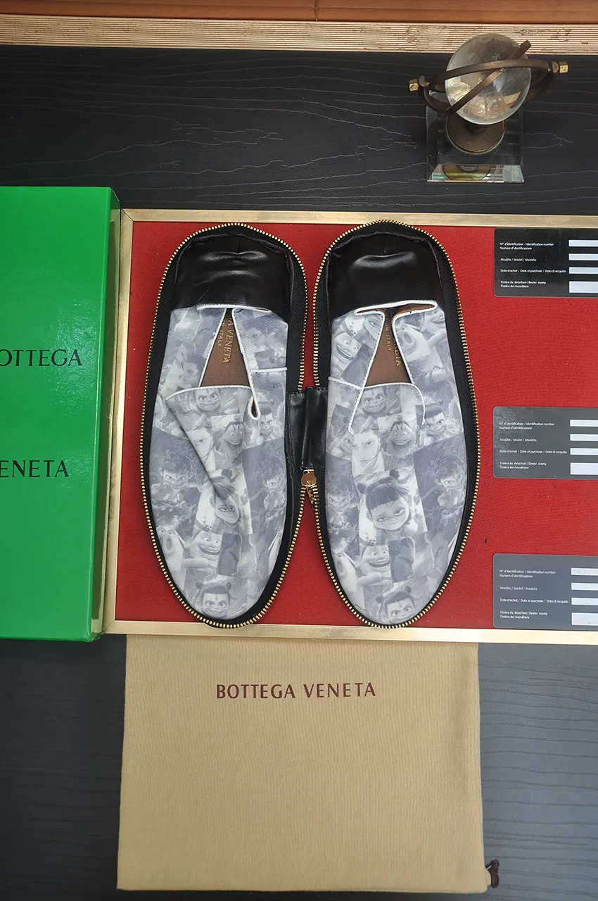 Men's shoes 💰460💶 [Botteg Venetta (BV)] (wallet shoes) exclusive new model official website new model The upper is made of high-quality top calfskin. Delicate feel and flowing luxurious texture. Tailored for refined men to create a noble aura. Delicate and regular Mark hand stitching. Smooth lines. Full sheepskin lining, comfortable to wash sweat. 38-44